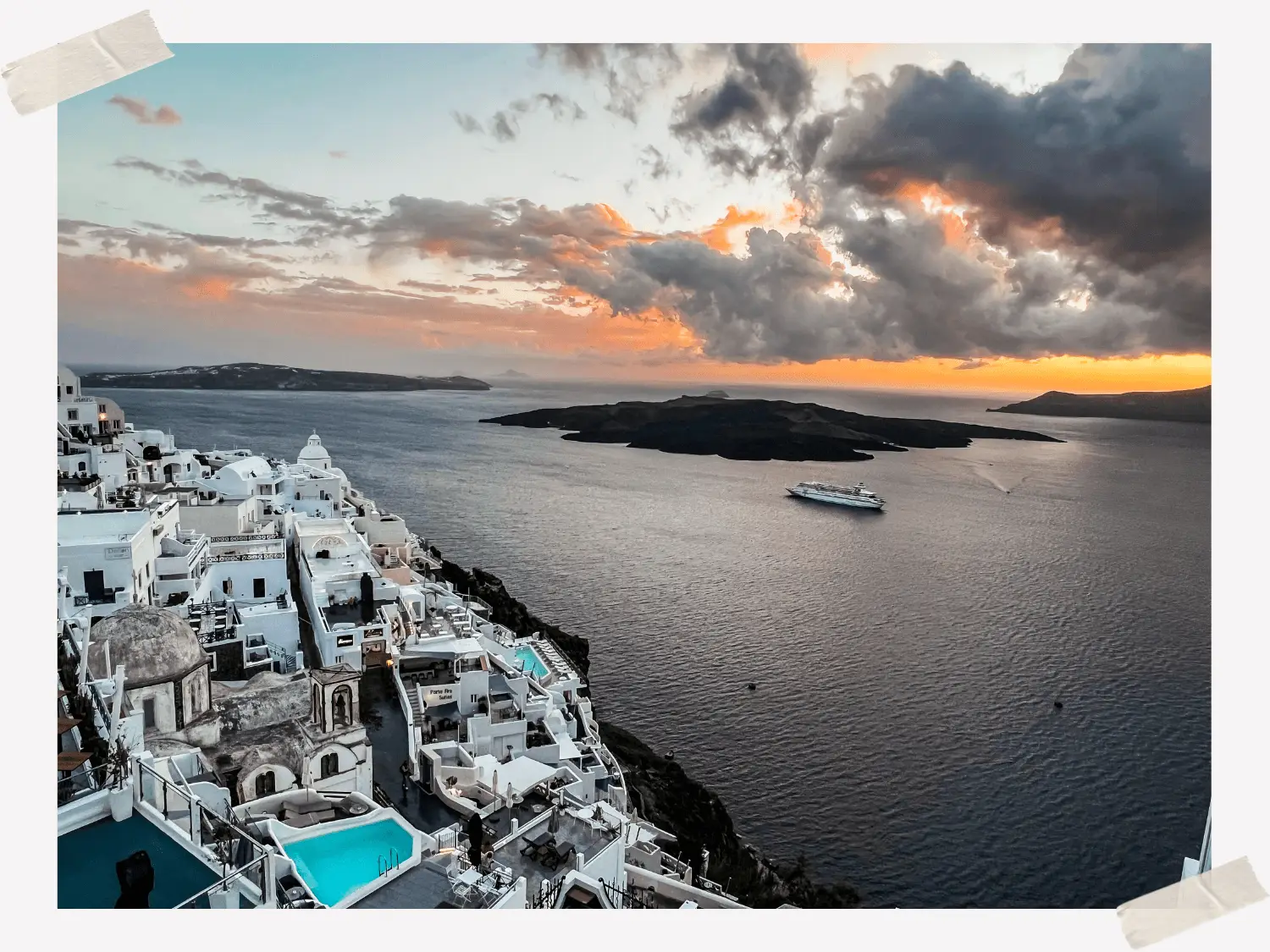 Caldera Views from Fira, Santorini