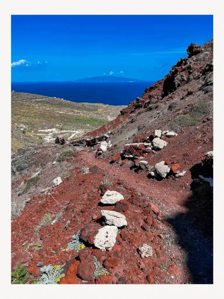 Hiking Trail from Fira to Oia on Santorini Island