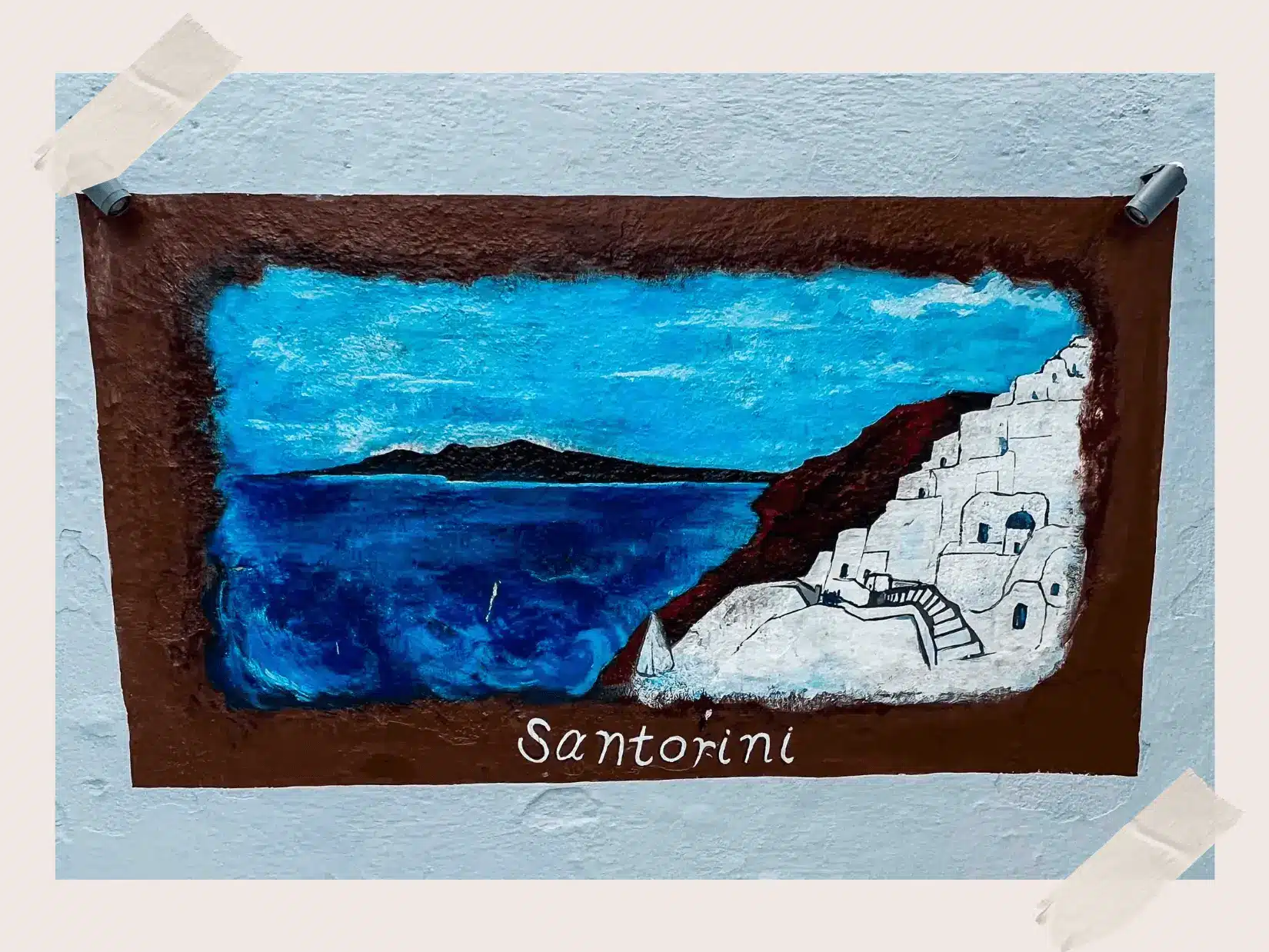 Santorini Mural