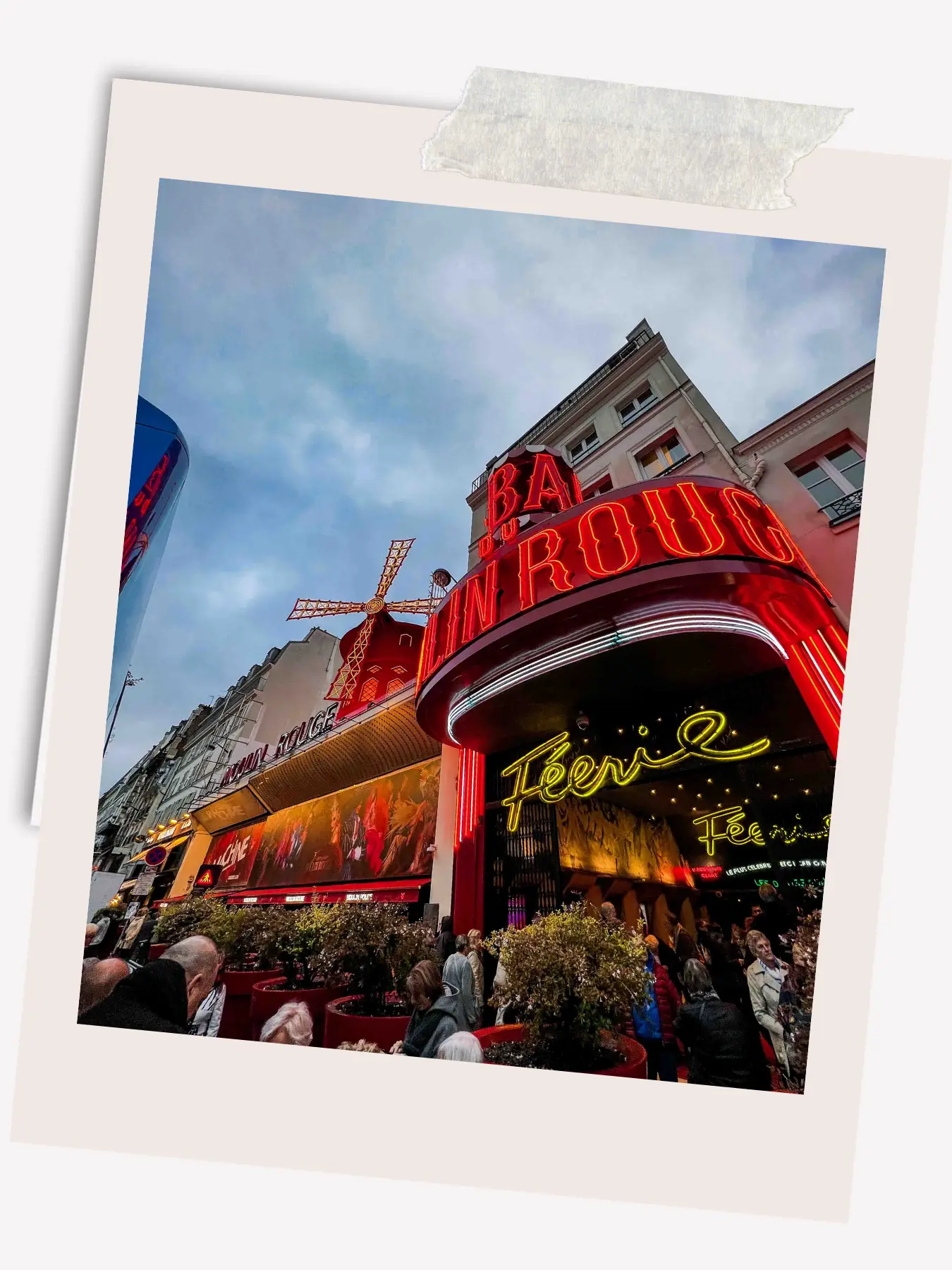 Moulin Rouge in Montmartre Paris France