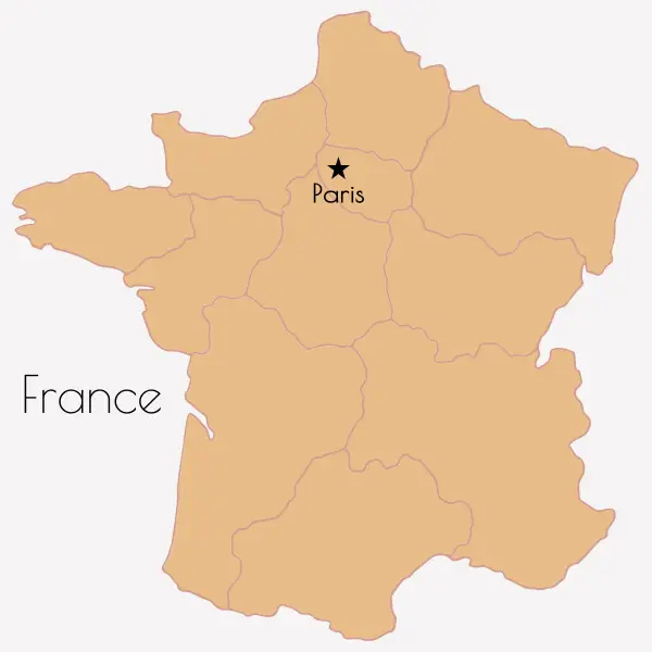 Map of Paris