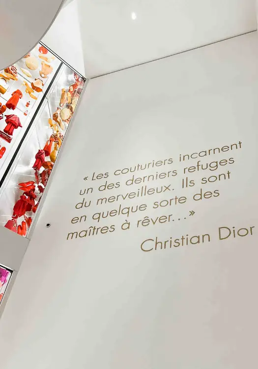 La Galerie Dior Christian Dior Quote