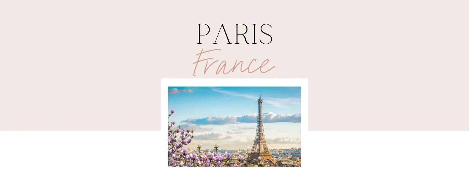 Travel Paris France