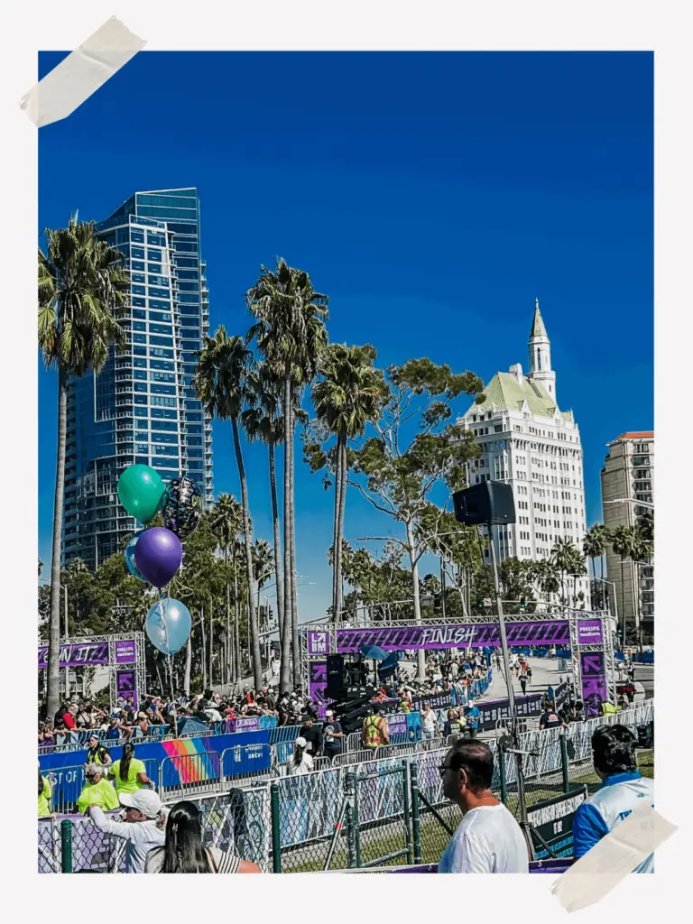 Long Beach Marathon Finish Line