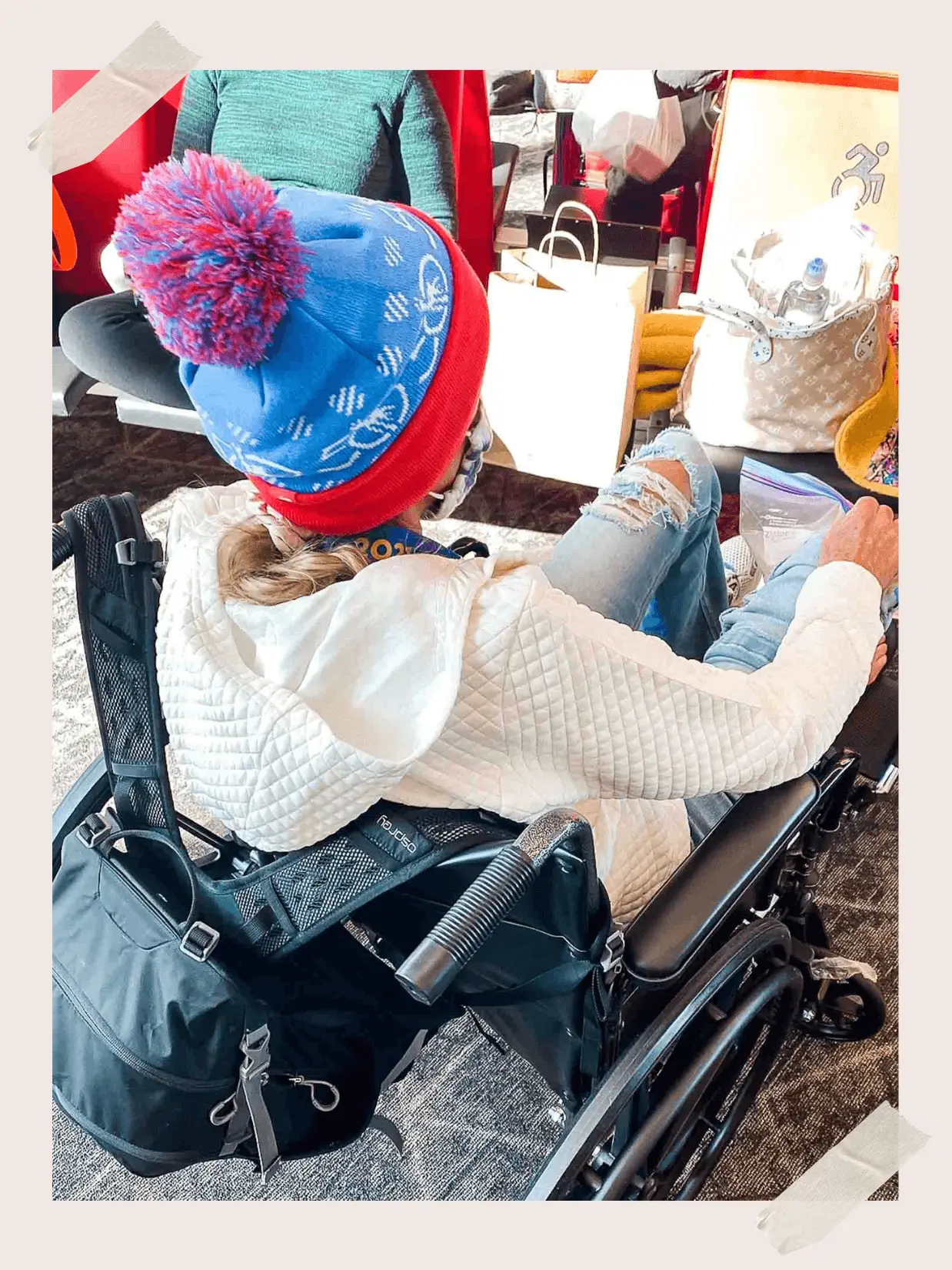 Wheelchair leaving the New York City Marathon