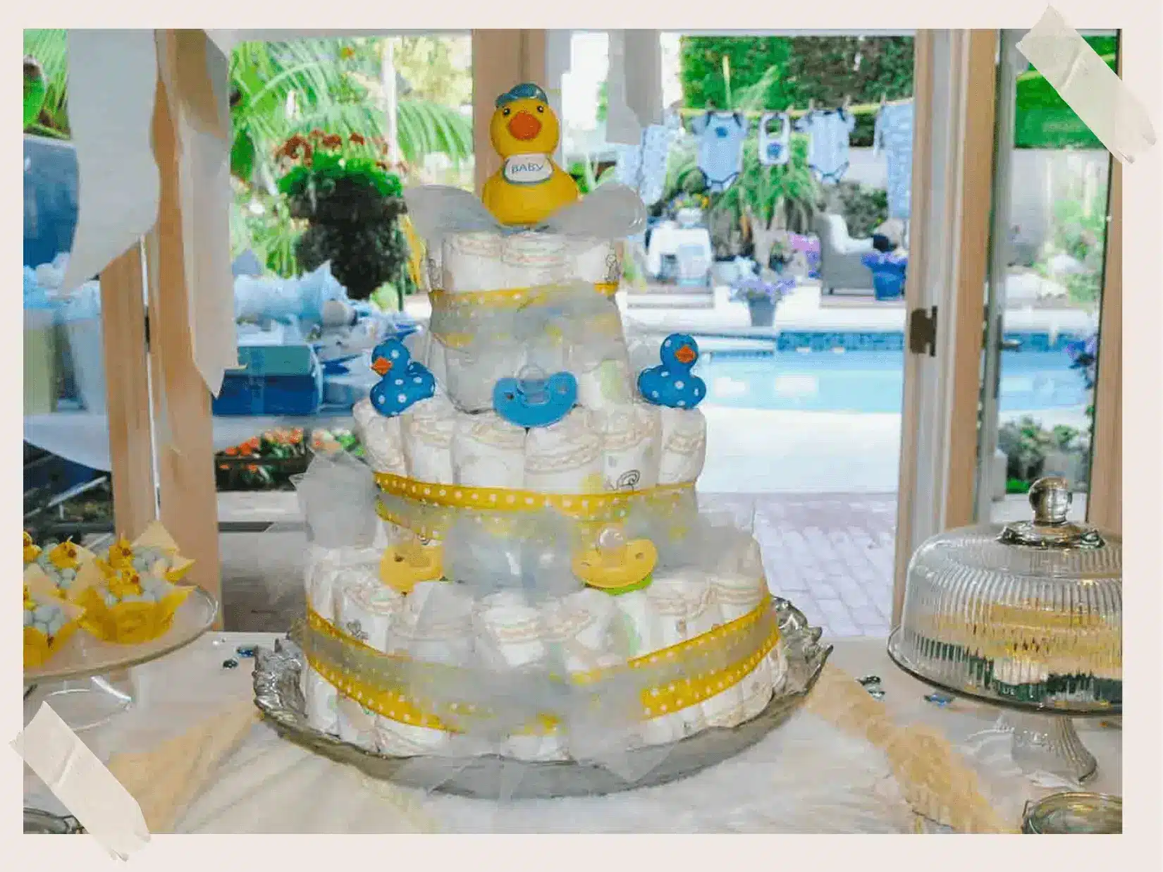 Baby Boy Shower Diaper Cake