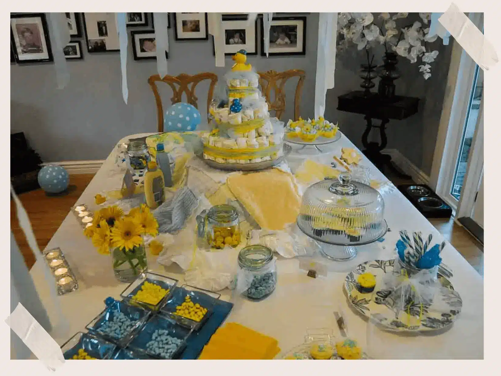 Table Setting for Baby Shower