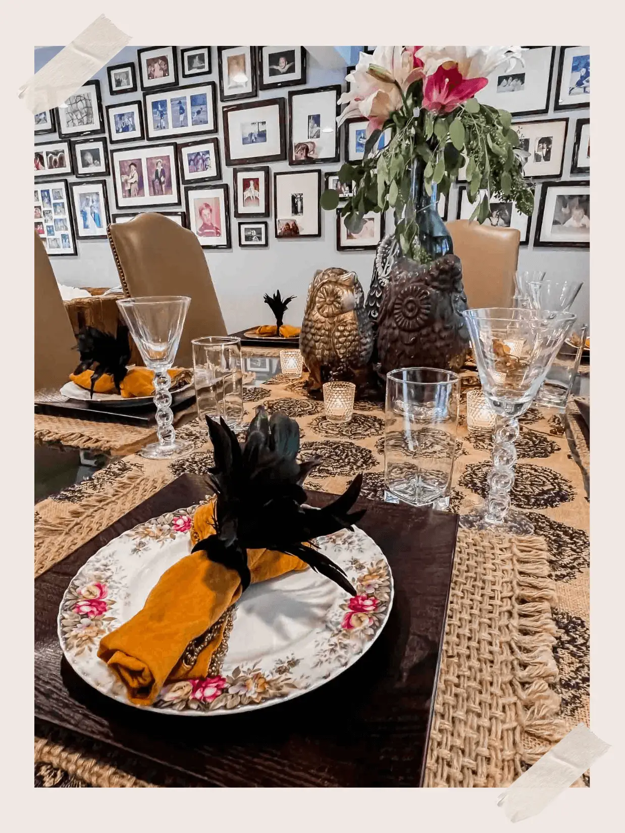 Lifestyle Thanksgiving Table Setting