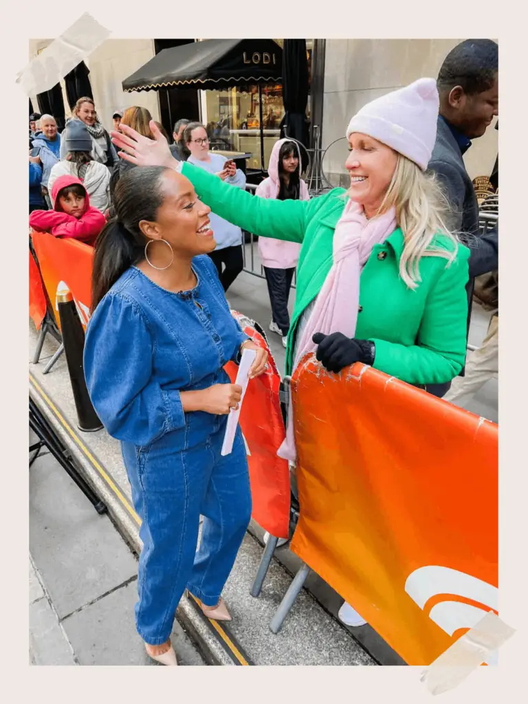Sheinelle Jones at the Today Show Live