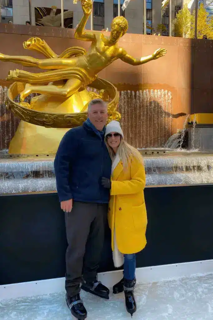 Ice Skating in Rockefeller Center New York