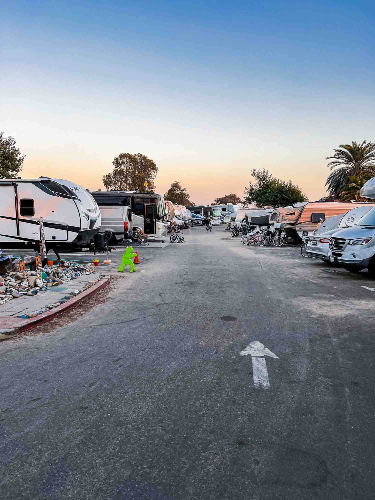 Camp in Carpinteria State Beach