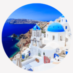 Santorini Circle Menu