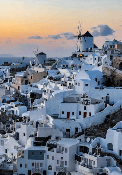 Sunset in Oia