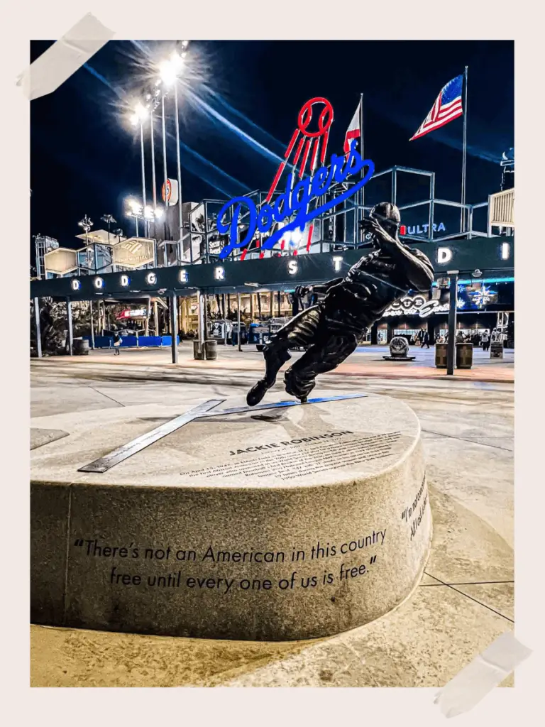 Dodger Stadium Jackie Robinson Statue