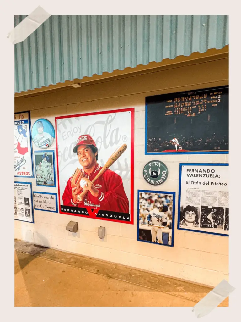 Fernando Valenzuela Tribute Wall