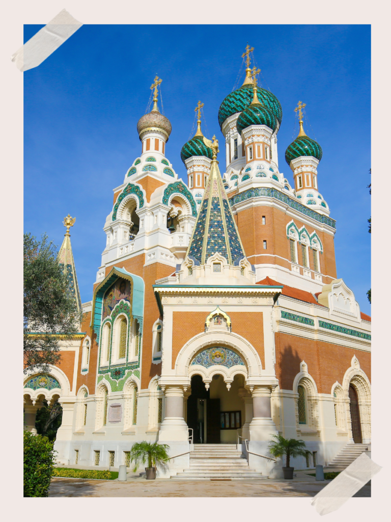 Explore St. Nicholas: Nice's stunning Russian Orthodox Church.