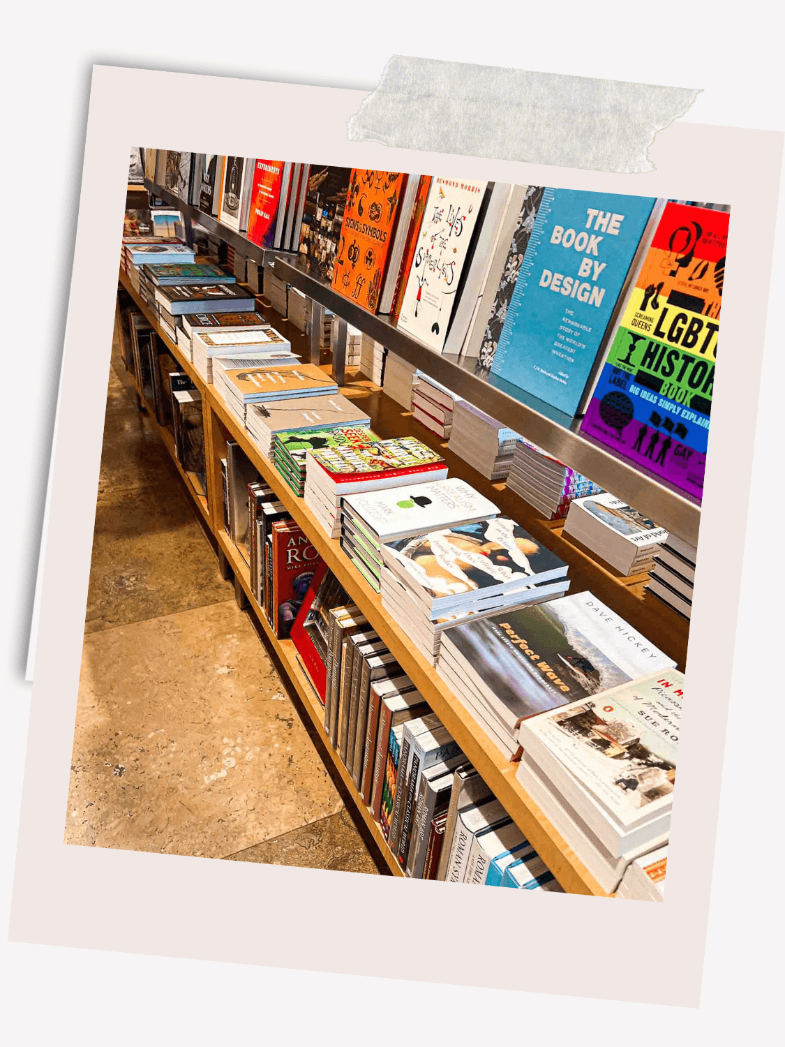 The Getty Center bookstore features a well-curated selection of art books, souvenirs, and educational materials, with shelves lined with colorful titles. The bright, modern space invites visitors to browse a variety of books on art, history, and culture, all set within the museum’s sleek architectural design. Visit the Getty Center.