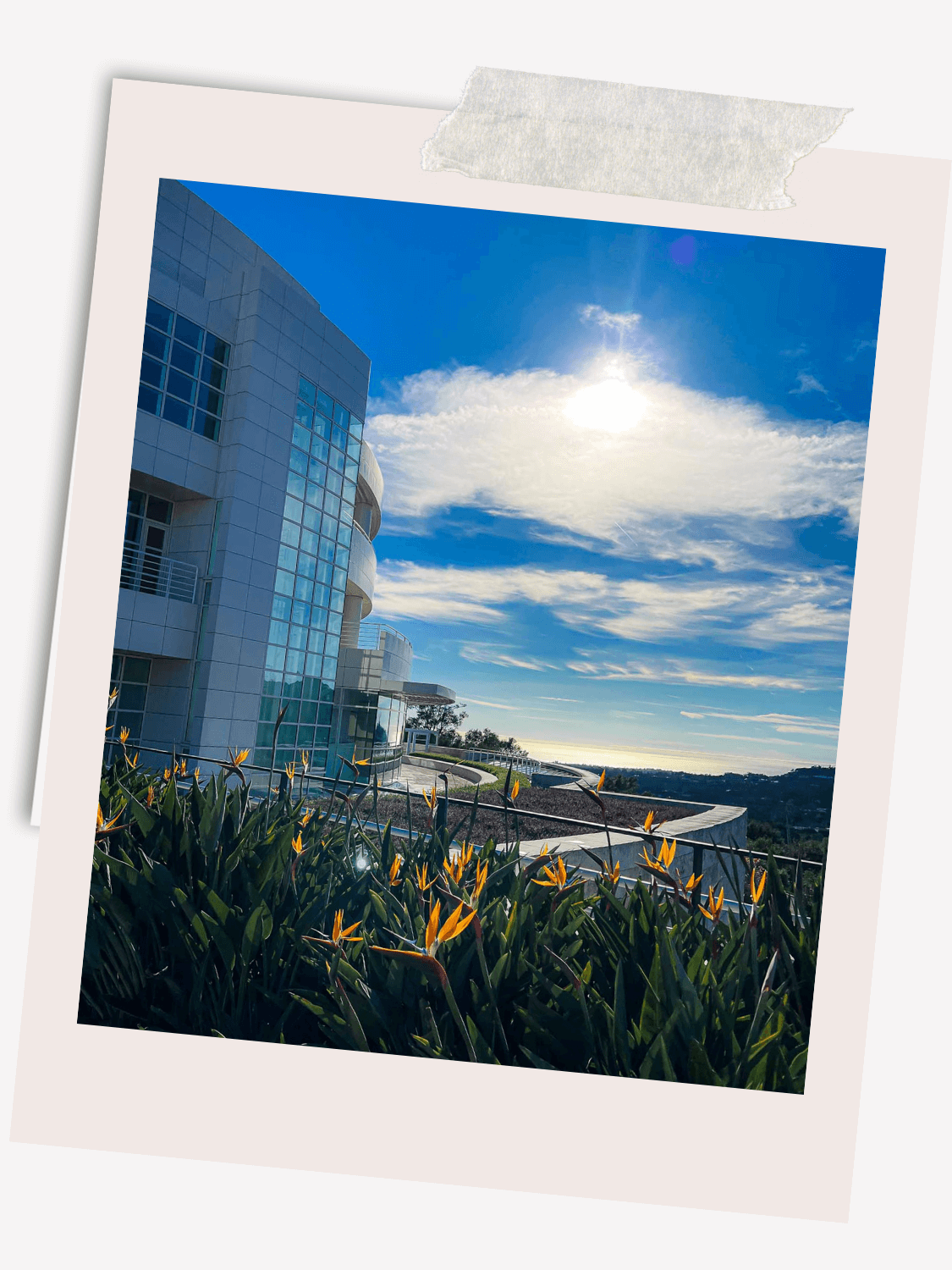 The views at the Getty Center offer breathtaking panoramas of Los Angeles, with the city skyline, Pacific Ocean, and Santa Monica Mountains all visible from its terraces.