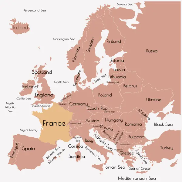 Map of France