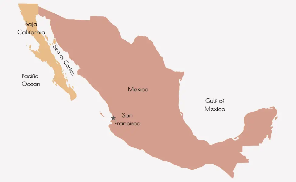 San Francisco Mexico Map