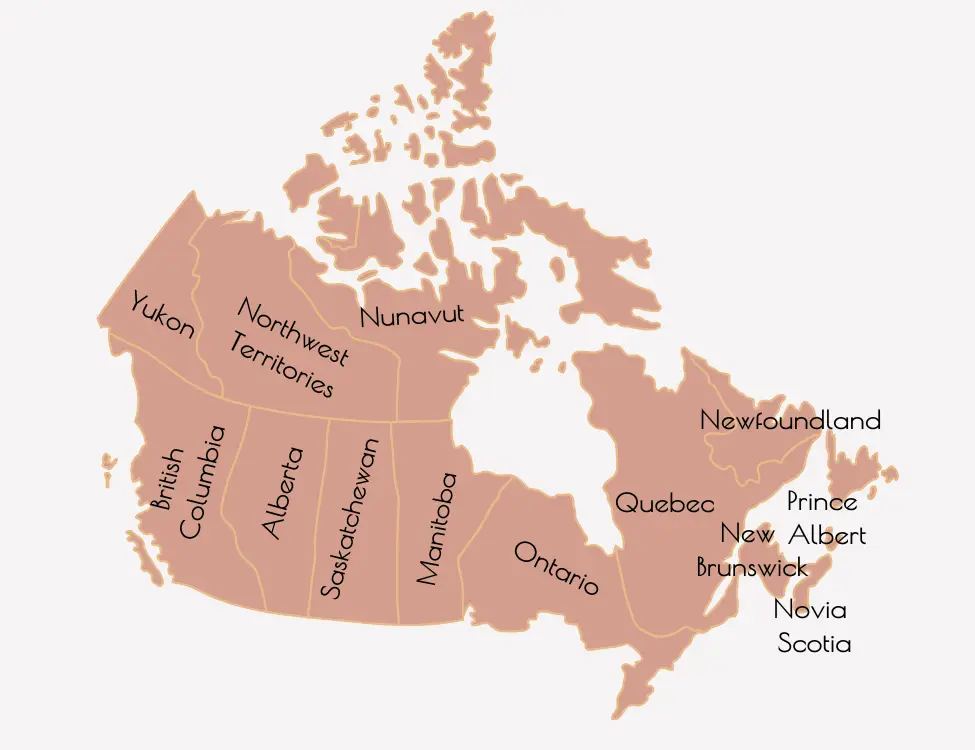 Map of Canada