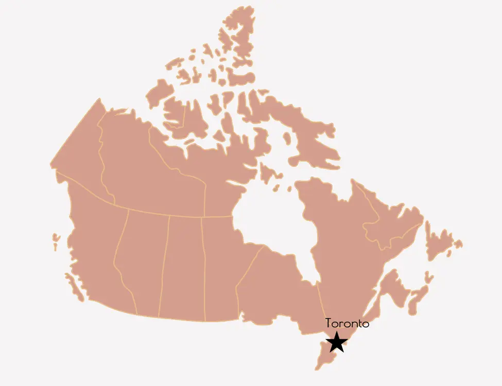 Map of Toronto