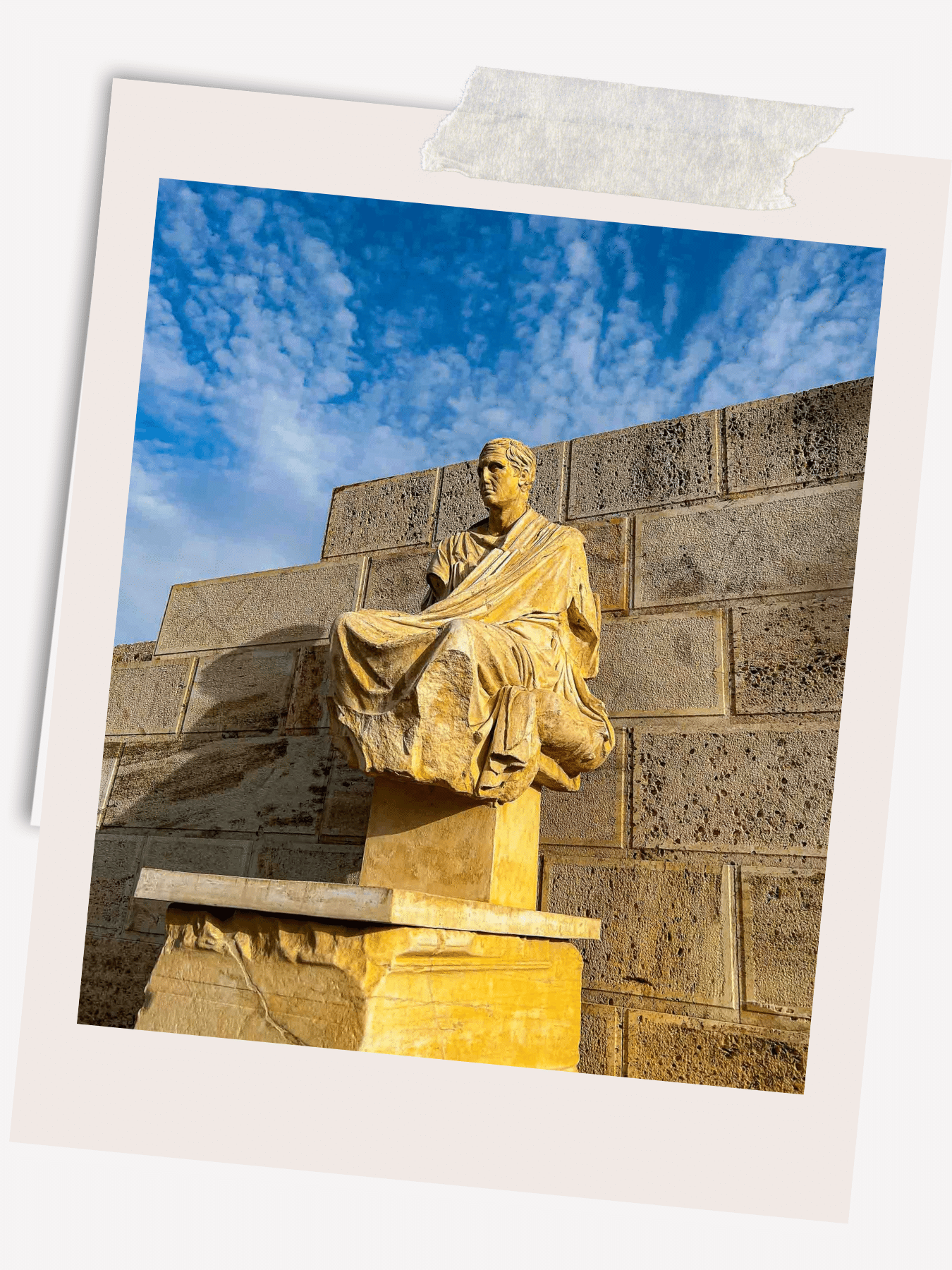 Statue of Menandros at the Acropolis