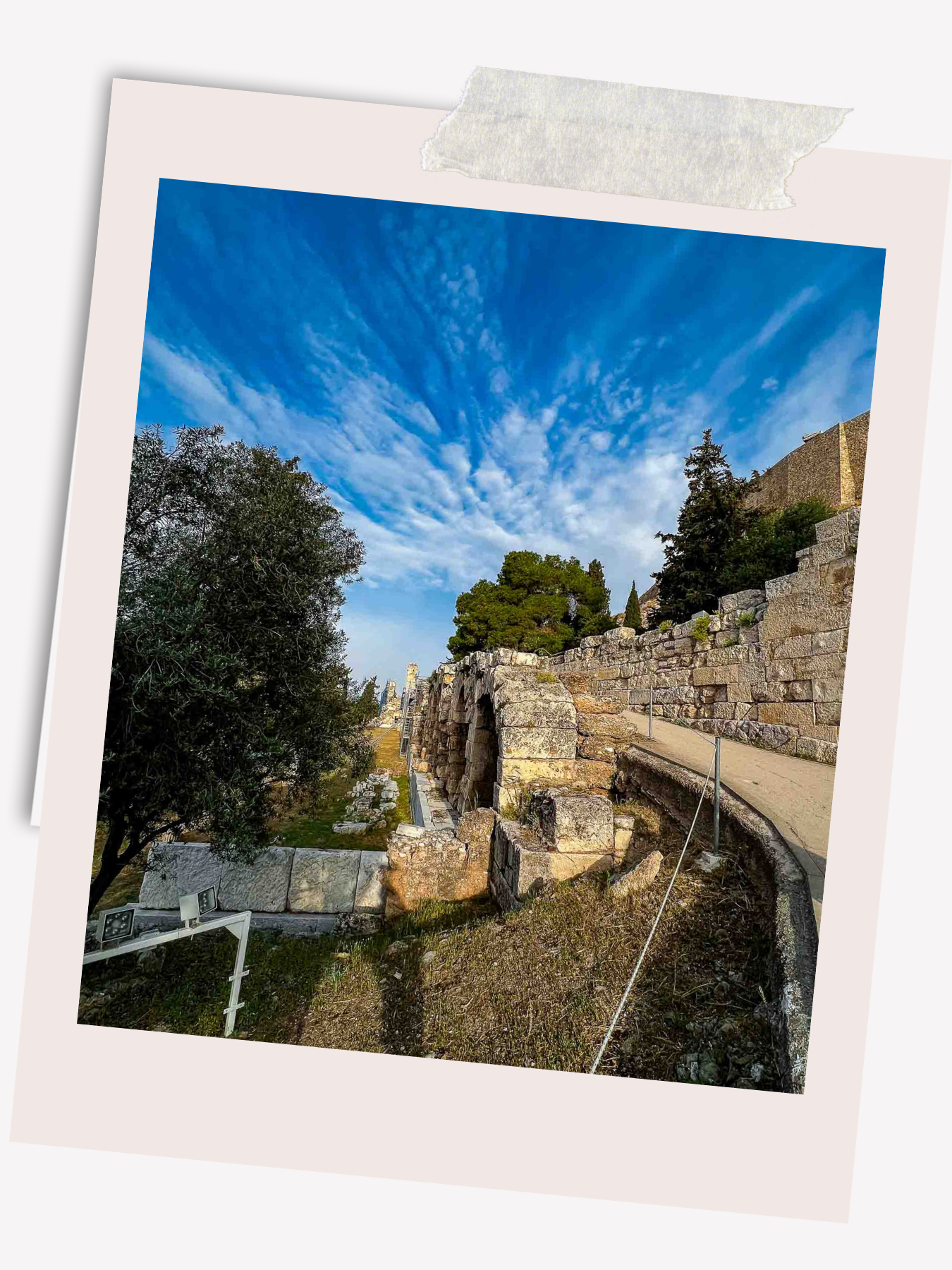 Stoa of Eumenes, Acropolis, Athens Greece