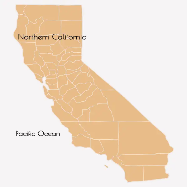 Northern California Map