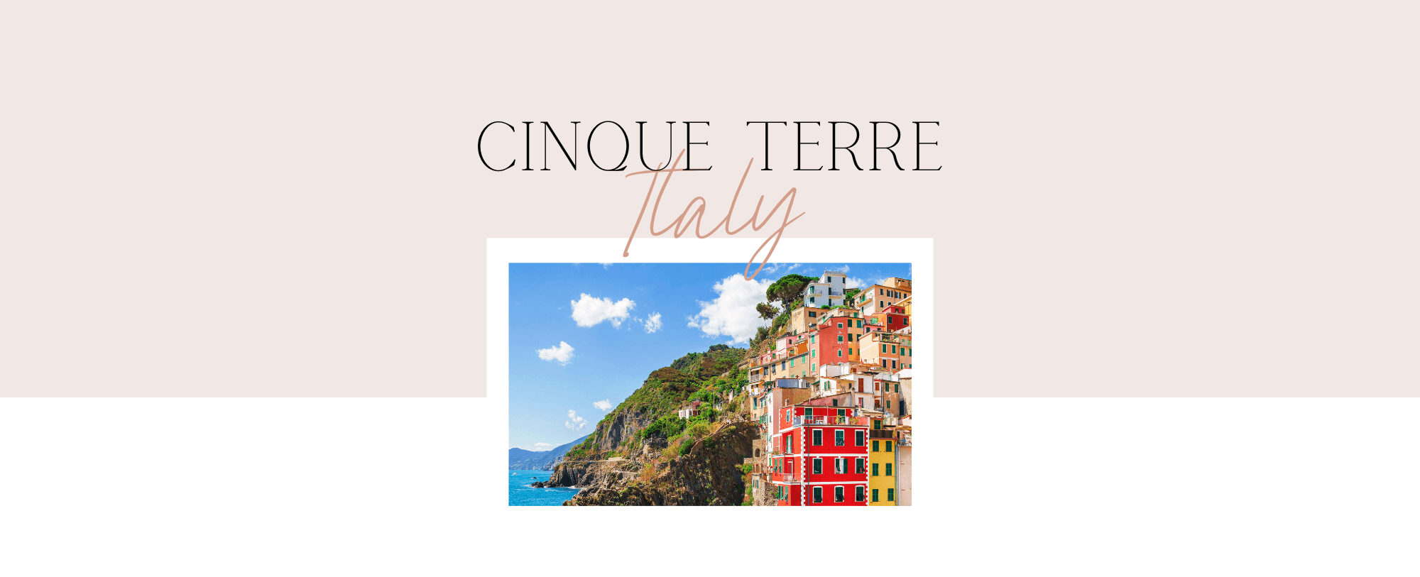 Travel Cinque Terre