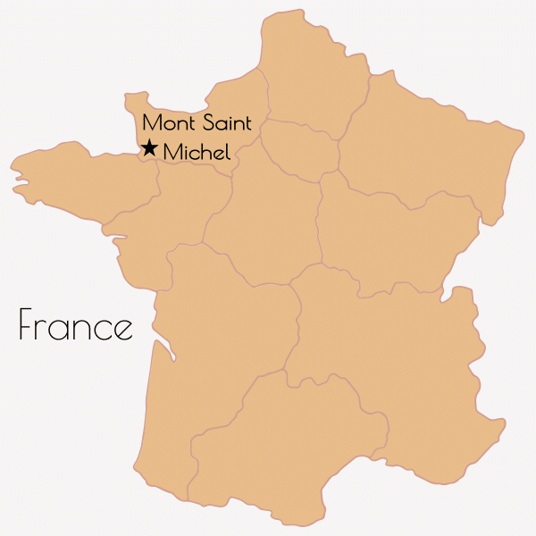 Mont Saint-Michel Map