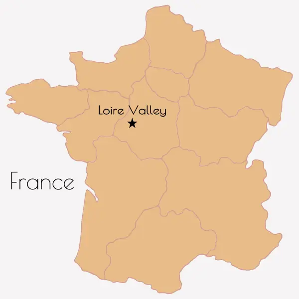 Loire Valley France Map