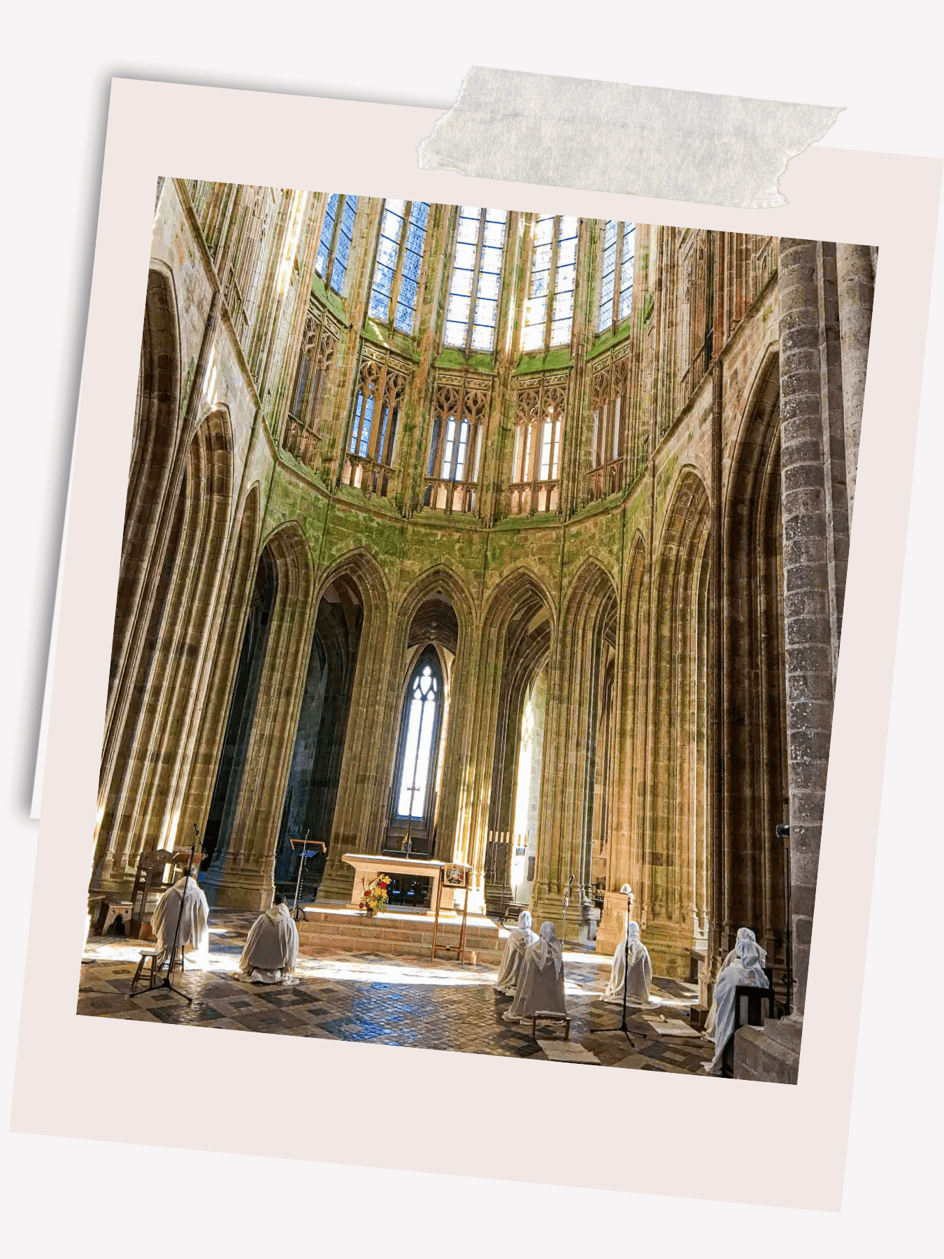 The Monks of Mont Saint Michel France