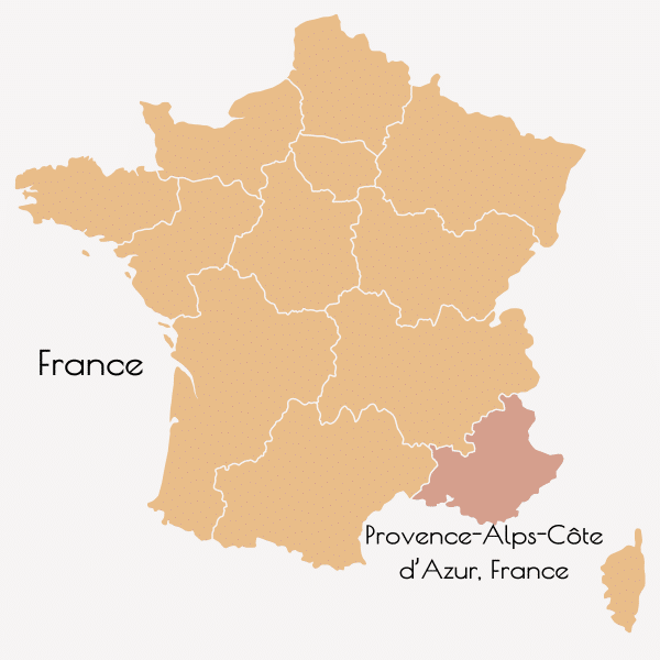 Provence France Map