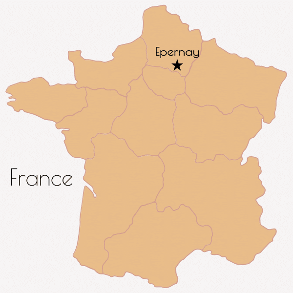 Epernay France Map