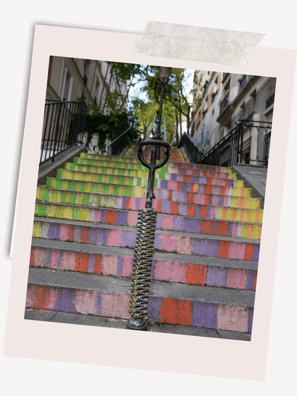 Montmartre Colorful Stairs