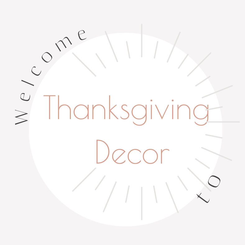 Thanksgiving Decoration Ideas